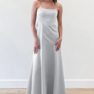 Wtoo Bridesmaid Dress Alexandra 362 in Silver Snow